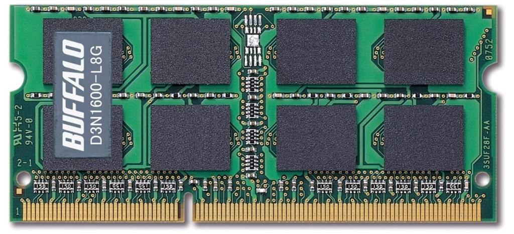 BUFFALO PC3L-12800 Compatible 204-pin DDR3 SDRAM 8GB D3N1600-L8G