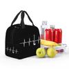 Electric Guitar Heartbeat Insulated Lunch Bag for Women Office Cooler Thermal Food Box Tote Leakproof Lunch Boxes Container