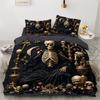 2/3pcs bedding set Digital Print Comfortable Duvet Cover for Home Bedroom Decoration, 1 Duvet Cover and 2pillowcase with Zippers