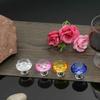 Vintage Door Colorful Glass Shinning Round Handles Pull Knobs for Kitchen Cabinet Cupboard Wardrobe Drawer by Jooan