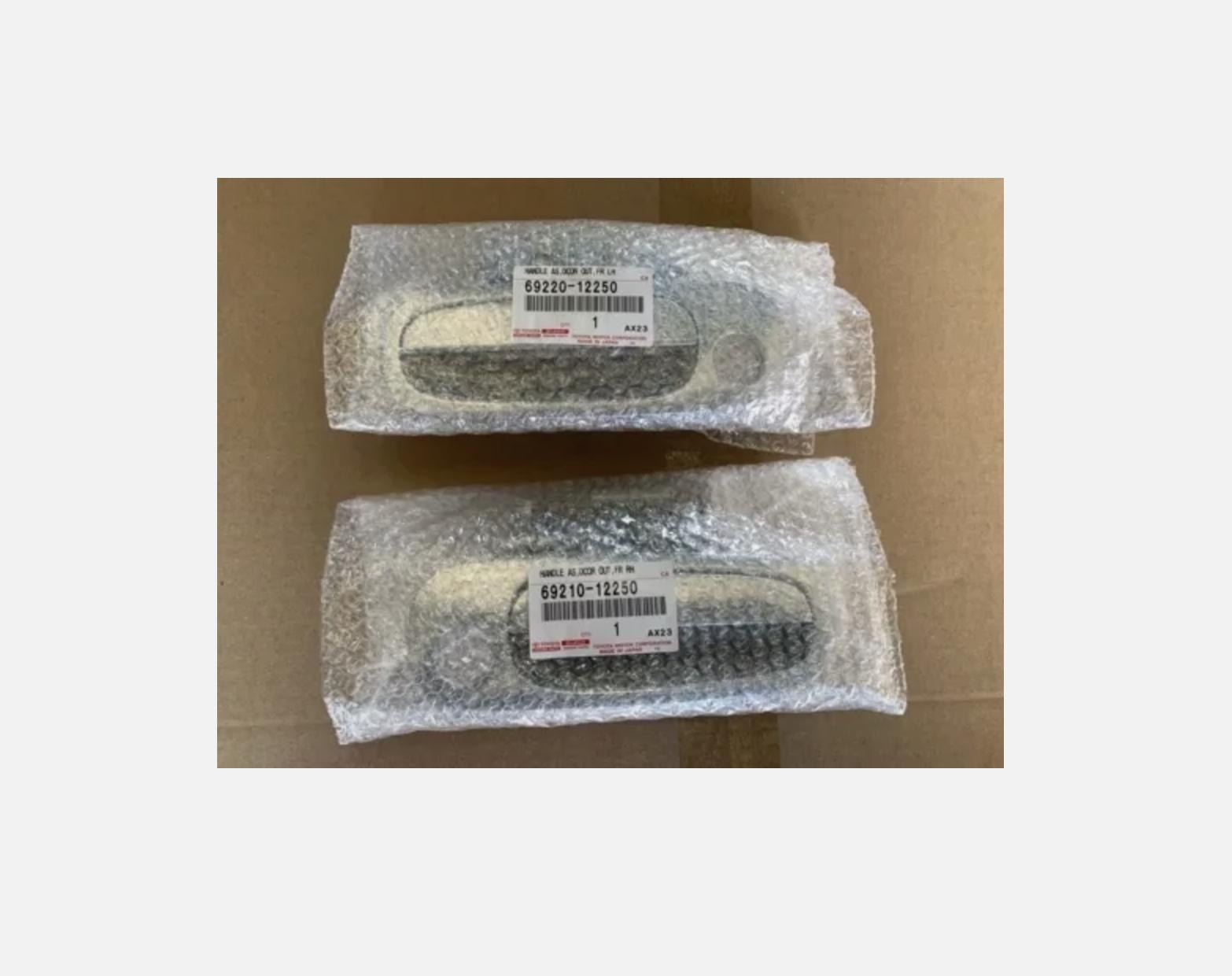 

TOYOTA MR2 SPTDER ZZW30 GENUINE Chrome Outer Door Handle LH&RH set OEM parts