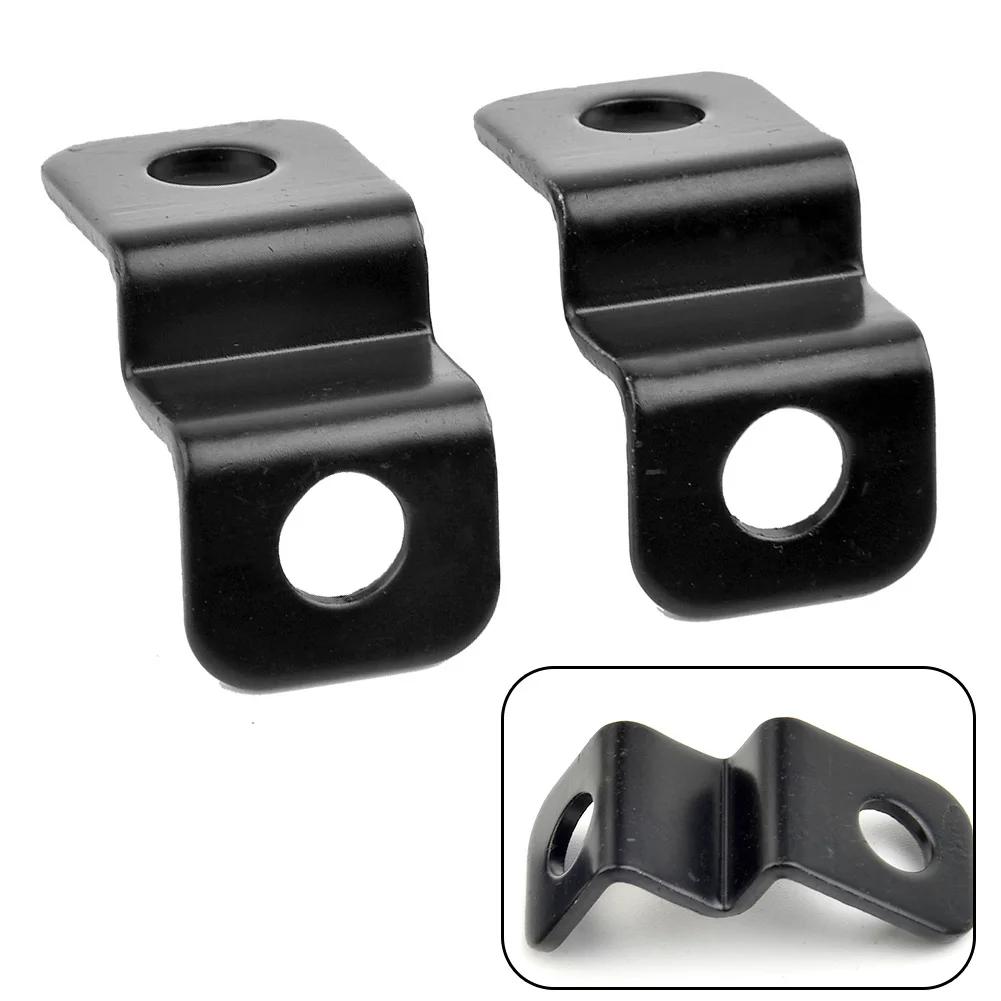 2PCS Motorcycle Lamp Brackets Turn Signal Light Lamp Mount Brackets Iron Motorbike Fork Indicator Mount Lamps Holder