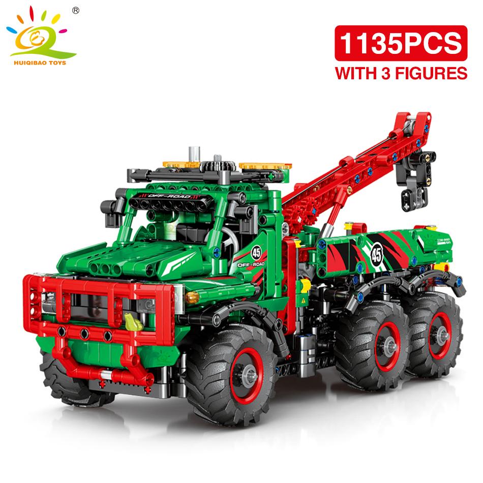 RC Engineering Farm Truck Technical Car Building Block Electric Remote Control Model Bricks Set City Children Kids Toys