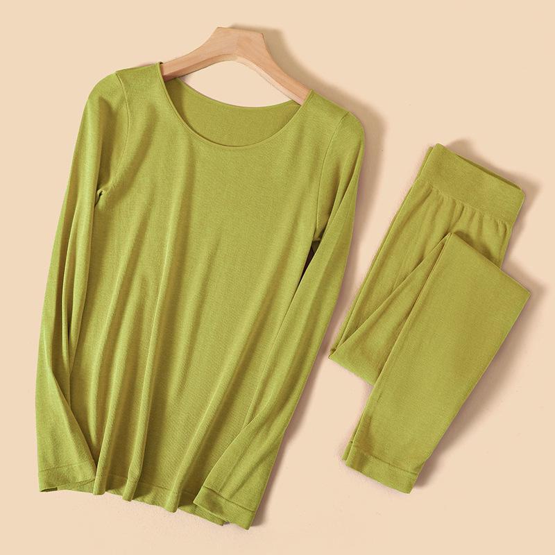 Women's Thermal Wool Underwear Set for Autumn/Winter - Warm, Lightweight, and Comfortable