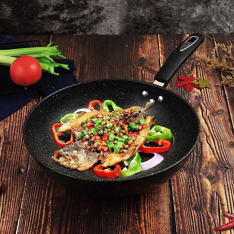 Yibolaier 32cm Gusseisen Wok