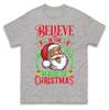 Believe In The Magic Of Christmas T Shirt Ugly Jumper Style Tee Top Xmas Gift