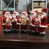 Toy Santa Claus Electric for Doll Miniature Musical Toy Figure Party Gift Tabletop Decoration Desk Ornament Window Displ