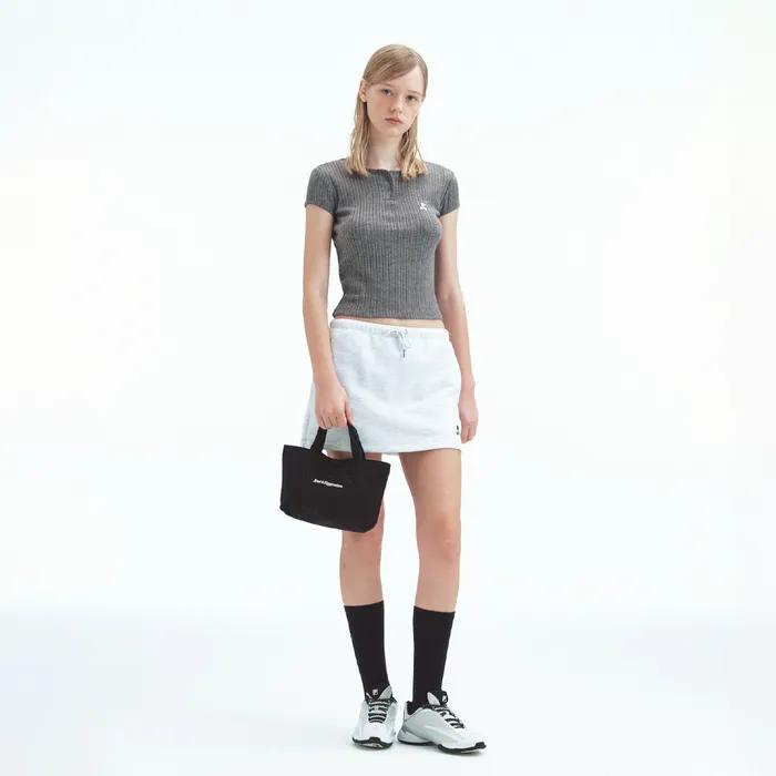 COTTON MINI TOTE BAG (BLACK)