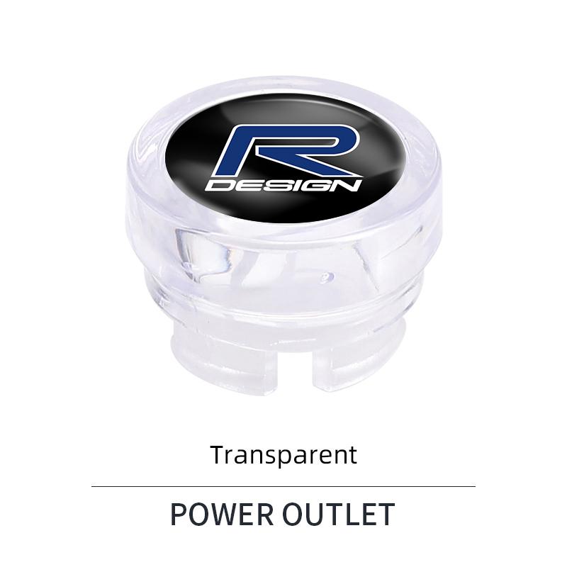 Car Cigarette Lighter Protective Cover Dust Plug Decoration For Volvo XC60 S60 V40 V50 V60 S80 S40 C30 AWD C70 S40 S60 S80 S90 T