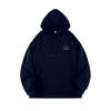 Unisex Pure Cotton Pullover Hoodie, Loose Fit, Solid Color - Trendy American Casual Sweatshirt