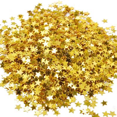 MIT Gold Star Konfetti Tisch Metallic Folie Pailletten für Party Hochzeit Dekoration Werkzeug