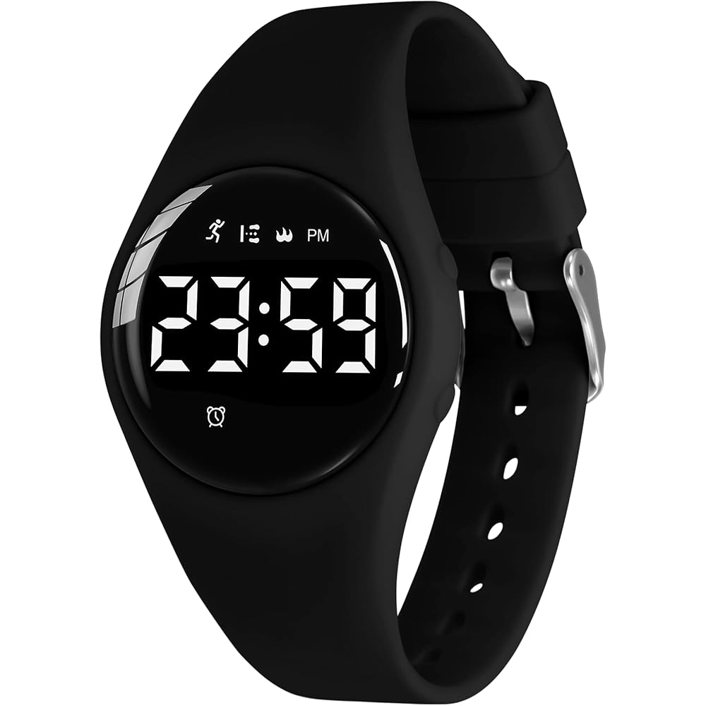 ShunkanSai Kids Digital Watch with Pedometer, Waterproof, Rechargeable, Multi-Function Sports Watch