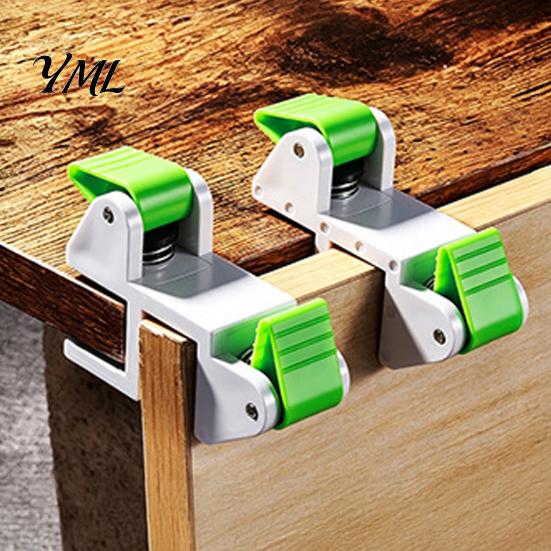 Doppelseitige Plattenmontageklemme 5 Stück Holzbearbeitung Füllbrett Montageklemme, Anreißklemmen Set für Schrank Referenzmarkierungswerkzeug Platten,