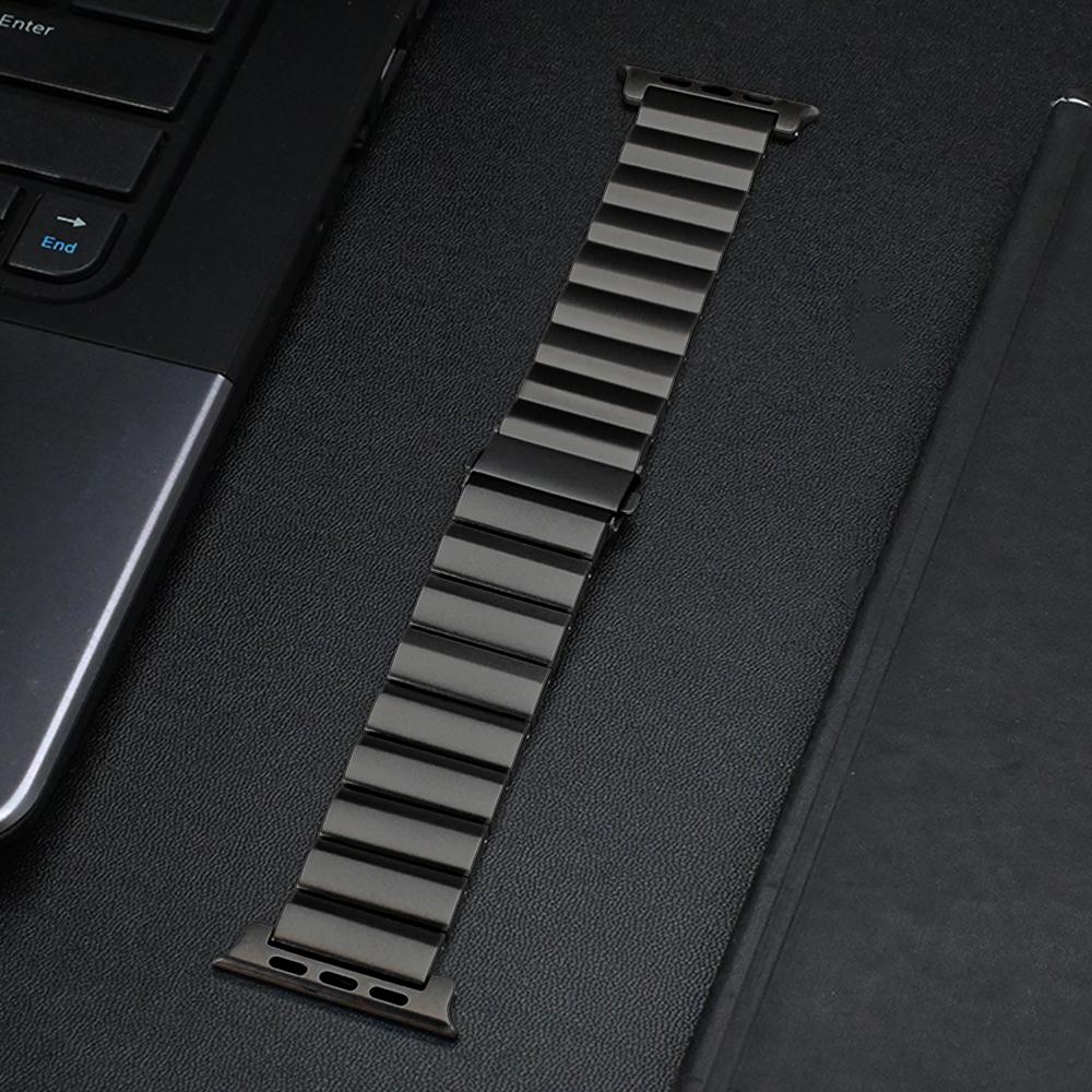 Men Luxury Titanium Metal Strap for Apple Watch Band Ultra 2 49mm Correa Link Bracelet Iwatch 10 9 7 8 5 6 Se 4 46mm 44mm 45mm