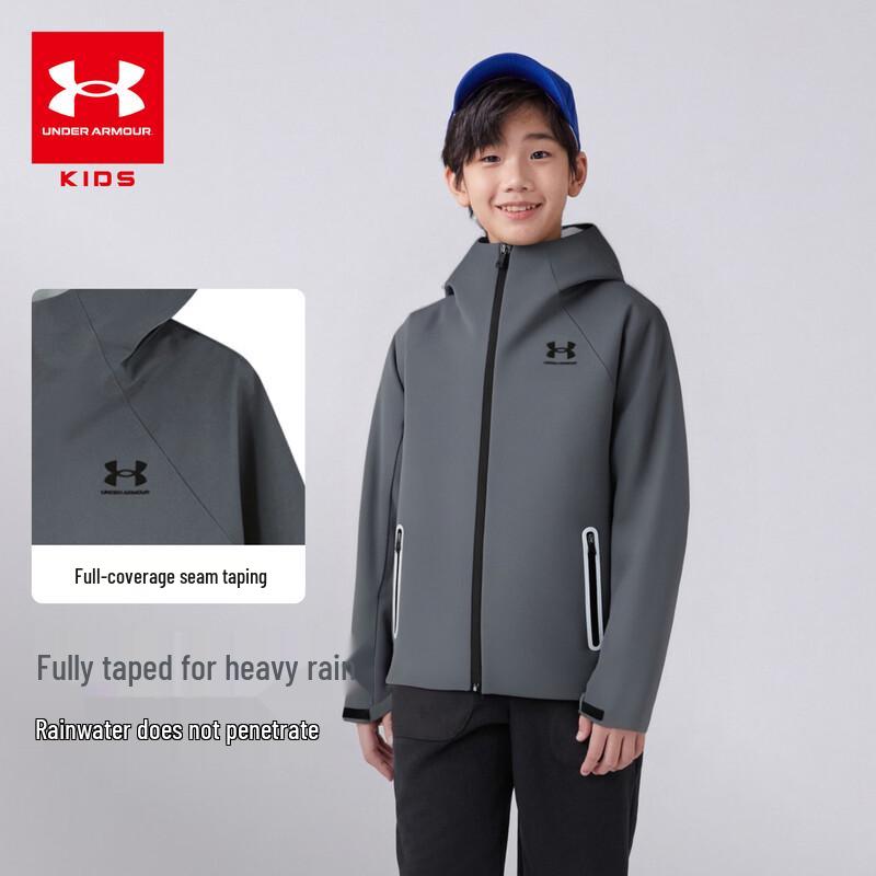 Under Armour Kids  Water-Repellent Hooded Windbreaker 253322830 165