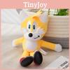 Adorable Plush Toy Keychain With Sonic The Hedgehog Pendant In Various Colors