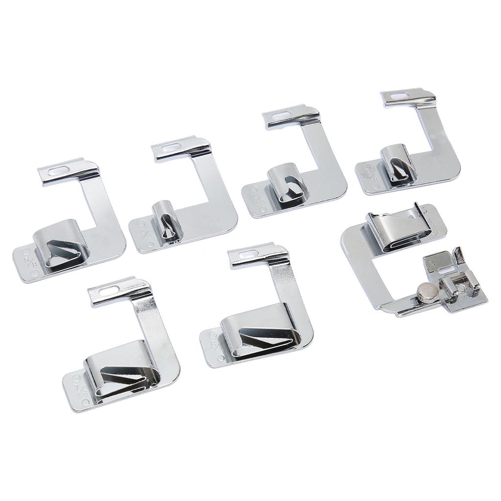 Rolled Hem Presser Foot Multifunctional Rolled Hem Sewing Machine Presser Foot Set for Hemming Foot Kit