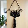 Easy Install Halloween Bat Macrame Hand Woven Handmade Woven Decor  Halloween Decoration