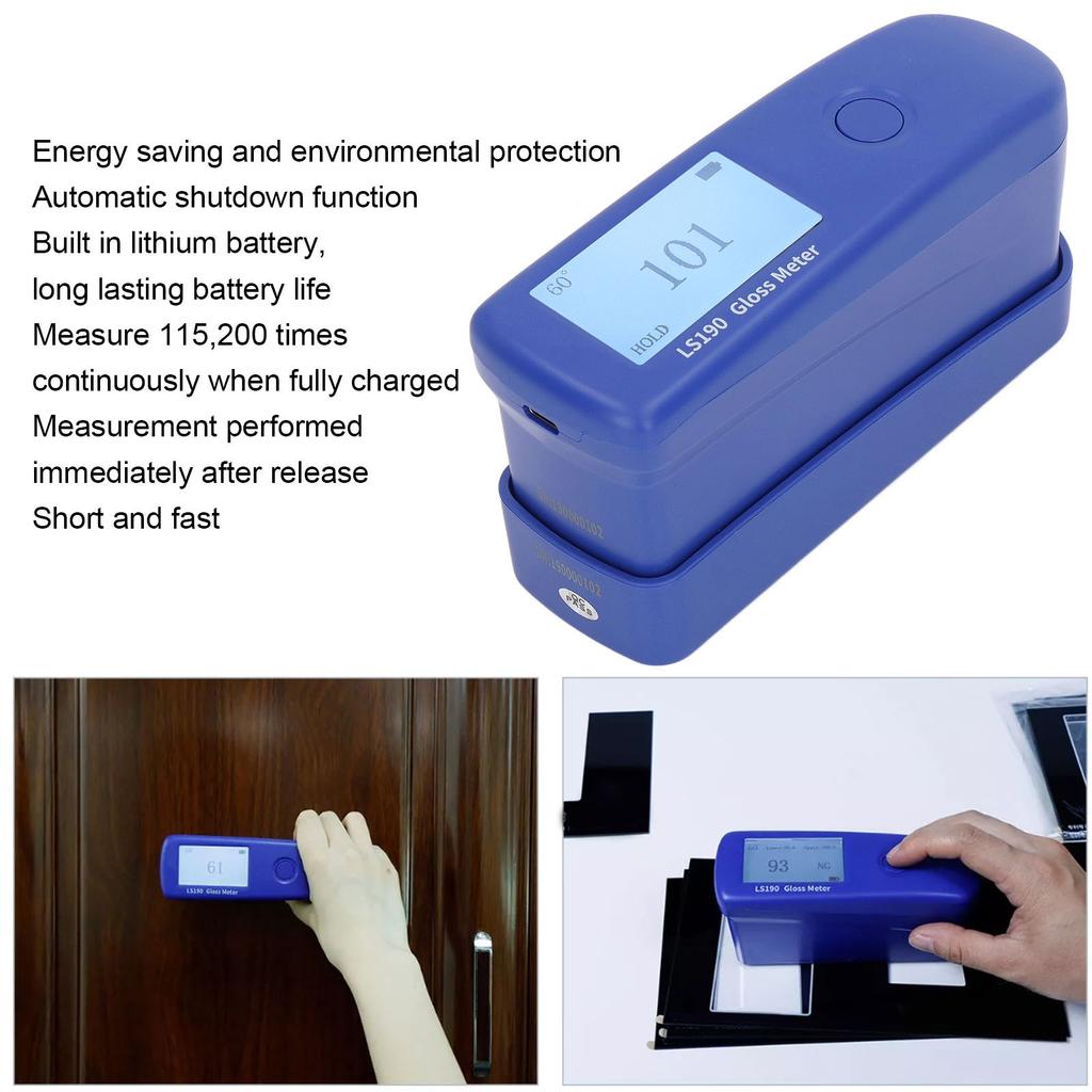 Glarimeter Paint  Gloss Meter  Digital LCD Gloss Meter Paint  Glossmeter Tester Glarimeter for Stone Metal