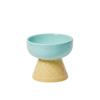 Oblique Mouth Cat Drinking Bowl Anti Overturning Raised Cat Bowl Ceramic Pet Bowl  Pet Feeding