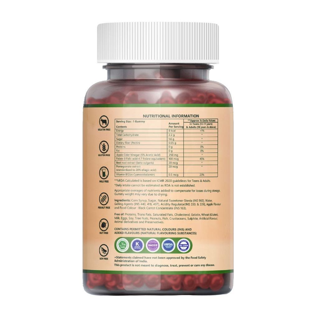 Apfelessig Gummibärchen (30 Stk), Apfelessiggummis INLIFE