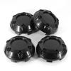 4 pezzi/lotto 68mm 62mm Tappo Centrale Ruota Auto Interno Coprimozzo Coprimozzo Cerchione Mozzo Disco ABS Nero Cromo Coprimozzo Copri Emblema Ruota