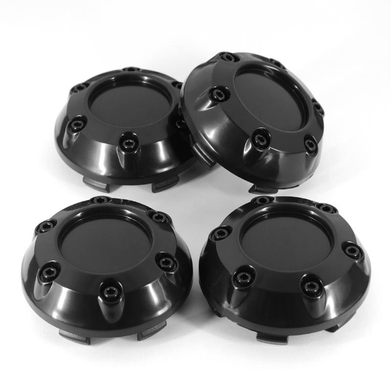 4 pezzi/lotto 68mm 62mm Tappo Centrale Ruota Auto Interno Coprimozzo Coprimozzo Cerchione Mozzo Disco ABS Nero Cromo Coprimozzo Copri Emblema Ruota