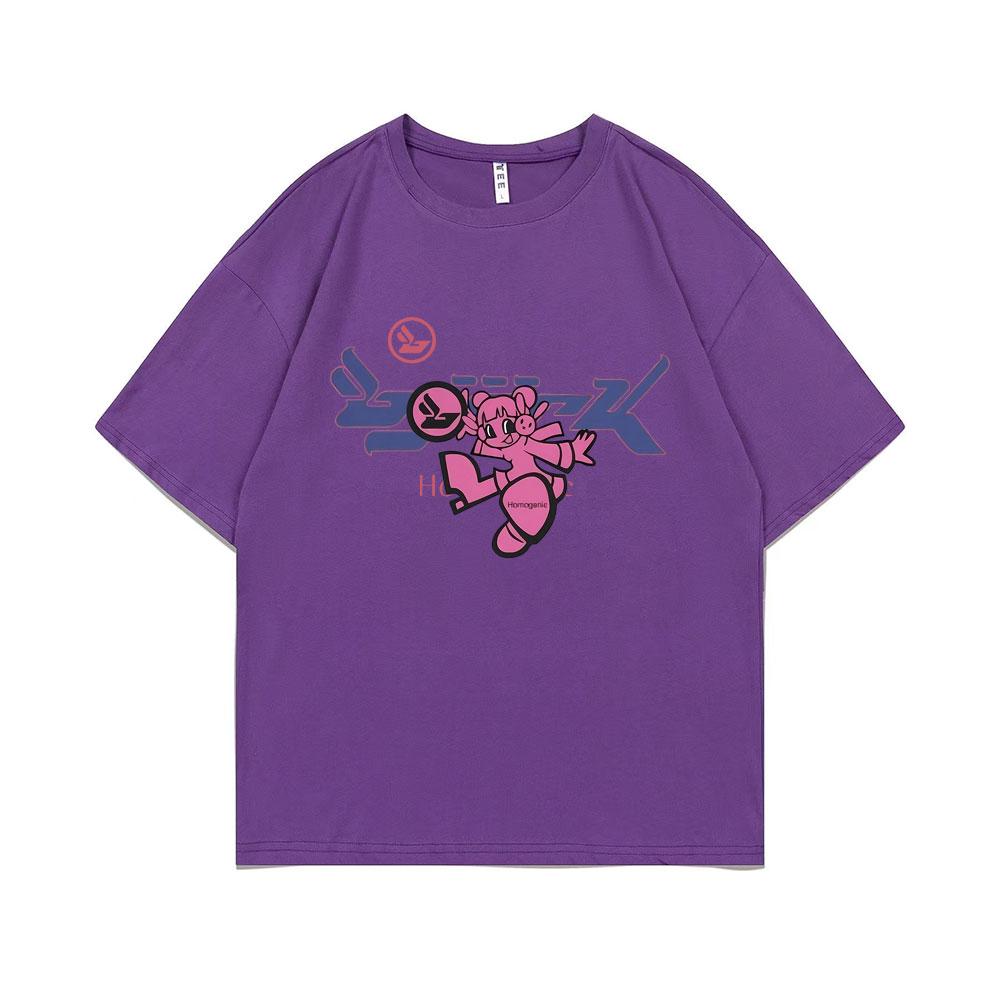 Bjork Homogenic Fly Girl Grafikdruck T-Shirt Herren Lässig Reine Baumwolle O-Ausschnitt T-Shirt Männer Frauen Mode Vintage Übergroße T-Shirts