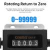 5 Digit Pull Counter D67-F 5 Digit Mechanical Resettable Manual Hand Pull Stroke Tally Counter Count Accurately