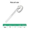Standard Bracelet and Ring Size Measuring Tool with Magnifying Glass