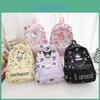 Hello Kitty Kuromi Cute Cartoon Kids Backpack With Breathable Nylon For Elementary School Use