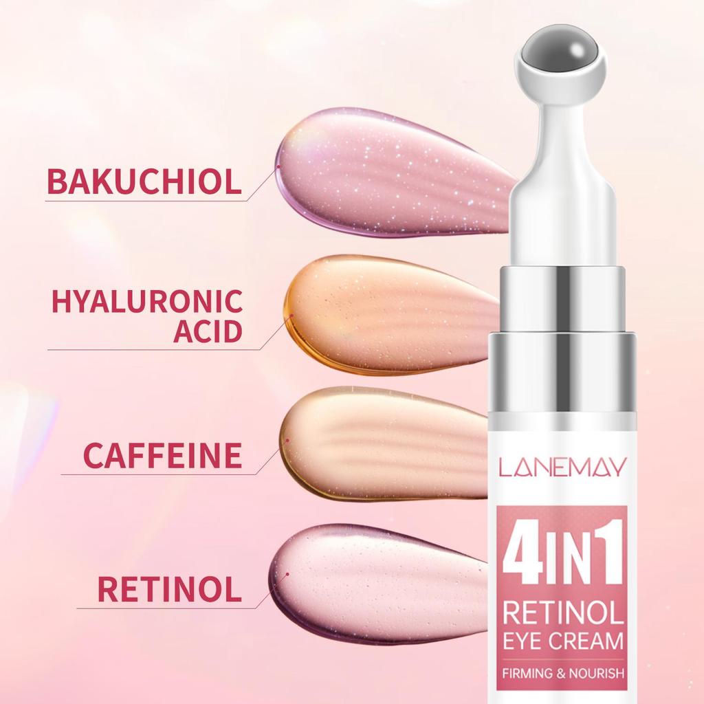 Retinol Eye Cream Stick-Deeply Nourish & Firm Eye Skin, Brighten Skin Tone, Refreshing Non-Greasy, Gentle for Sensitive Skin,15ml