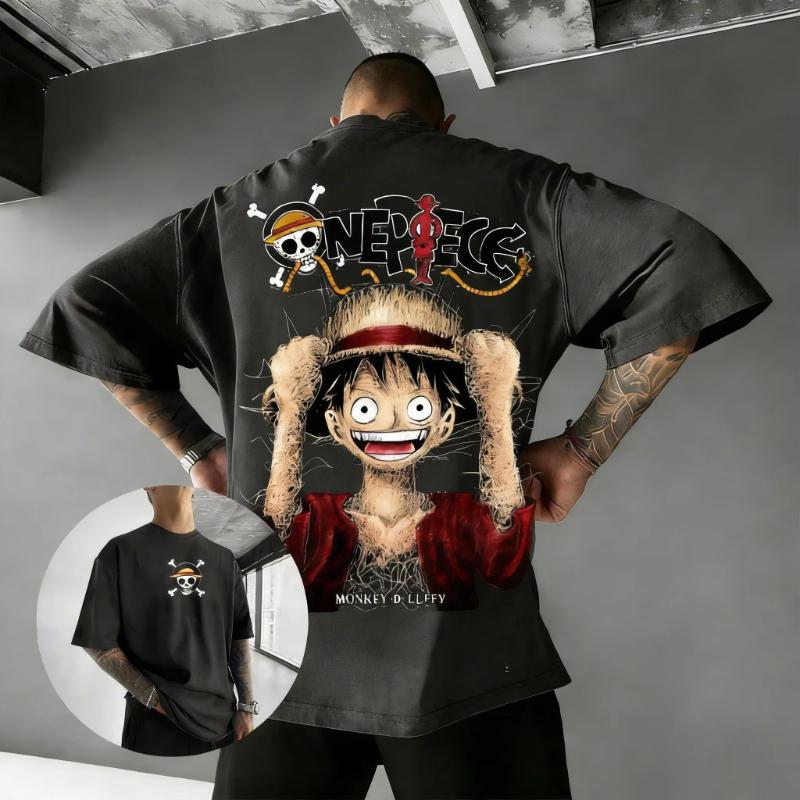 

One Piece Anime Luffy T Shirt Men Women Summer 2026 Casual Cotton Short Sleeve Tshirt Harajuku Streetwear Graphic Tee Cosplay S