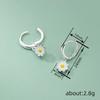 Small fresh jewelry women, Epoxy small daisy sunflower earrings, exquisite Mori daily models