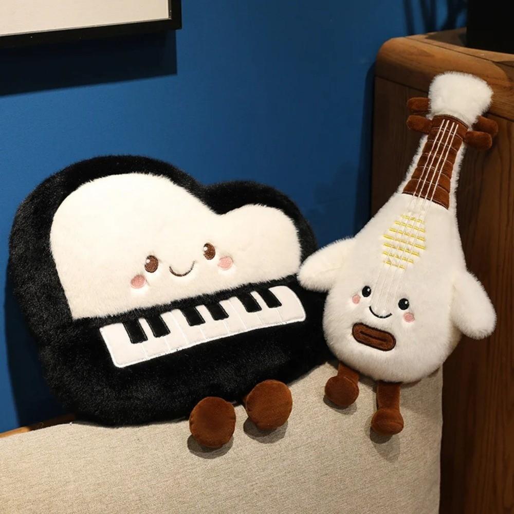 Stuffed Toy Piano Plush Toy Soft Guitar Drum Plush Toy Musical Instrument Plush Doll Home Decor
