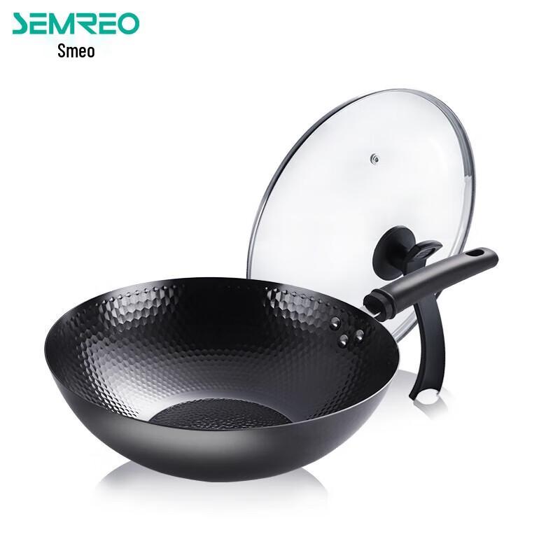Smio Forged Cast Iron Wok