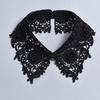 Fashion Beading Fake Collar For Women White Lace Hollow False Detachable Collar Lapel Shirt Tie Necklace Clothes Accessory