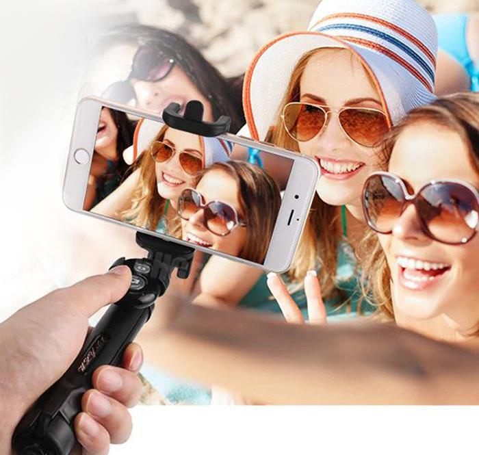 Selfie - FGHGF Selfie Stick Tripod - Black