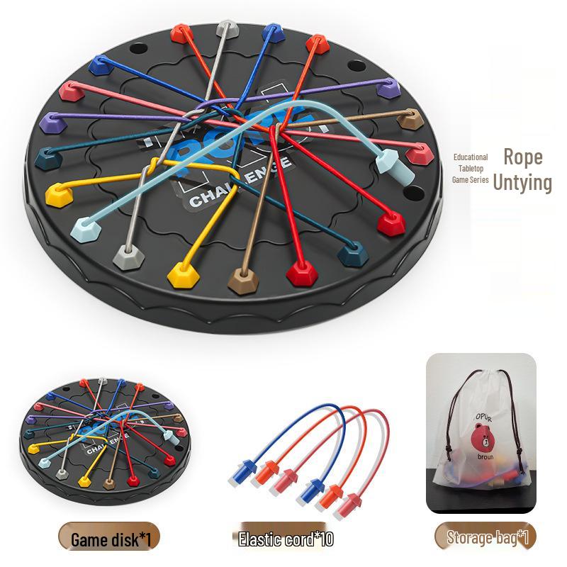 

Трансграничная горячо продаваемая настольная игра-головоломка «Распутай»: Детская игрушка для развития логического мышления