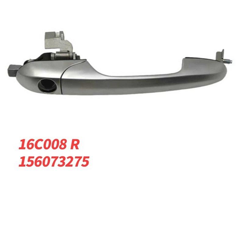 Chrome Front Door Handle RHD Car Exterior For Alfa Romeo GT 2001-2010 Outer Outside Pull