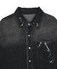 FDR Vintage Washed Pocket Denim Shirt Black