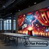 2D flat banner -1pc Magic Wizard Hat Trick polyester background, multi-purpose indoor and outdoor banner decoration