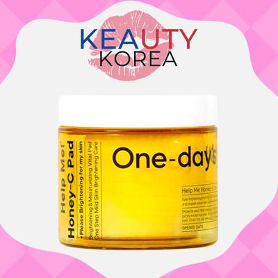 ONE DAY'S YOU Help Me Honey-C Brightening & Moisturizing Toner Pad (60 Pads)