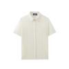 Men's Summer Sexy Hollow Shirt Summer Casual Short-sleeved Lapel Shirt