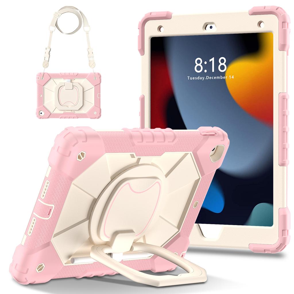Tablet Protective Case Suitable for iPad 10.2Inch 7Th()/8Th()/9Th () with Satchel Stand 12 Colors Available