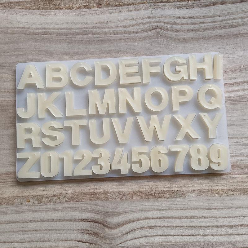 DIY Phonetische Alphabet-Silikonform zur Herstellung von Schmuck und Anhängern