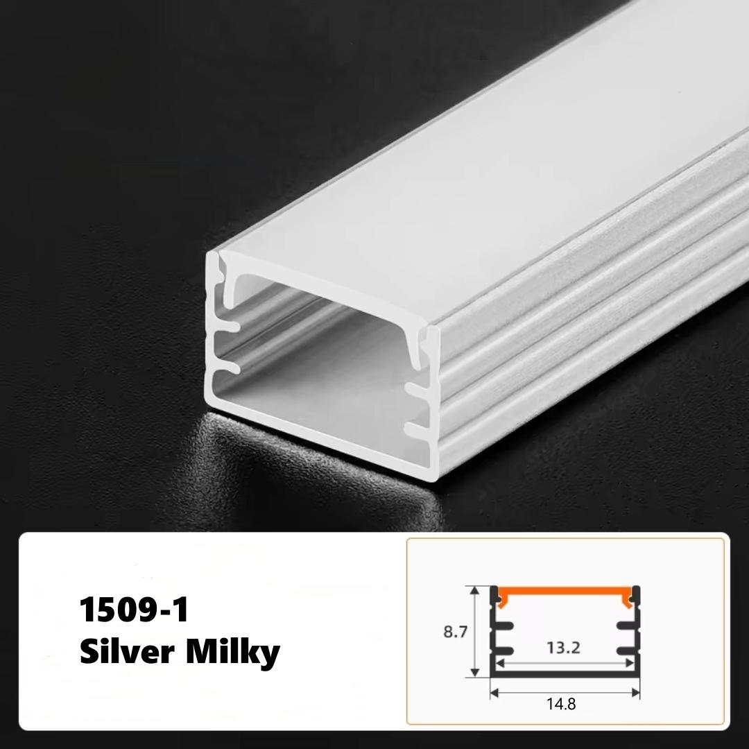 

2010 2310 Черный светодиодный алюминиевый профиль U-образный канал Черный молочный рассеиватель настенный светильник для шкафа кухонная линейная полоса света 100cm x 8pcs