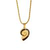 Vintage Ocean Seashell Stainless Steel Clavicle Necklace for Women - High-End Titanium Jewelry