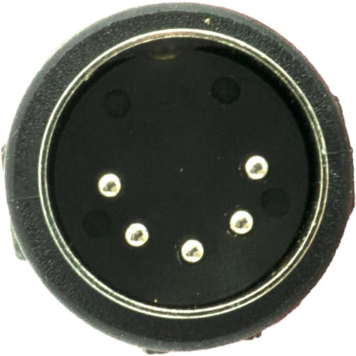 Audiophile MIDI Cord, Round 5-Pin DIN Male to Male, AFMC Black, 3m, 1 Piece