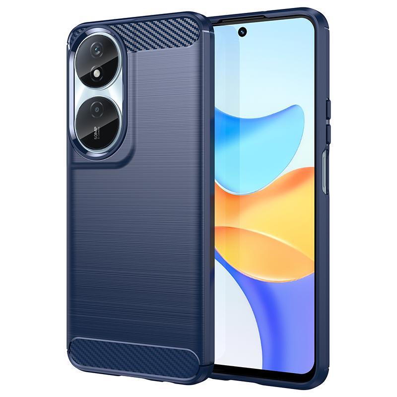 For Honor X7b 4G/Honor 90 Smart TPU Case Phone Cover Carbon Fiber Texture